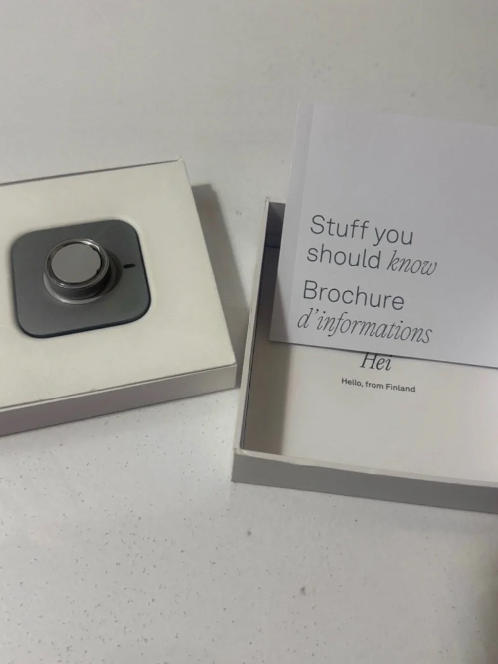 Smart ring, Oura Ring Generation 4, Size 7, silver brunch color New in the box